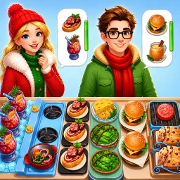 Biểu tượng Christmas Fever Cooking Games